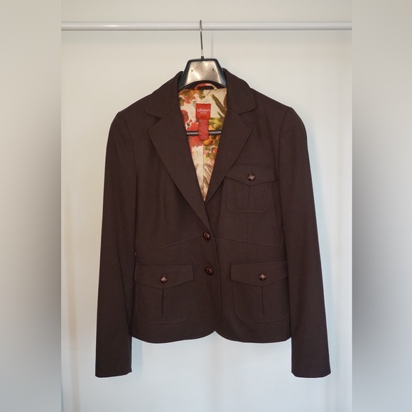 OLSEN (Europe) Classic Brown Blazer - Picture 2 of 10